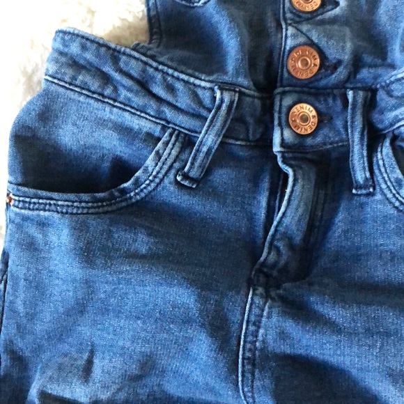 H&M Button-Front Denim Overalls - Picture 4 of 7